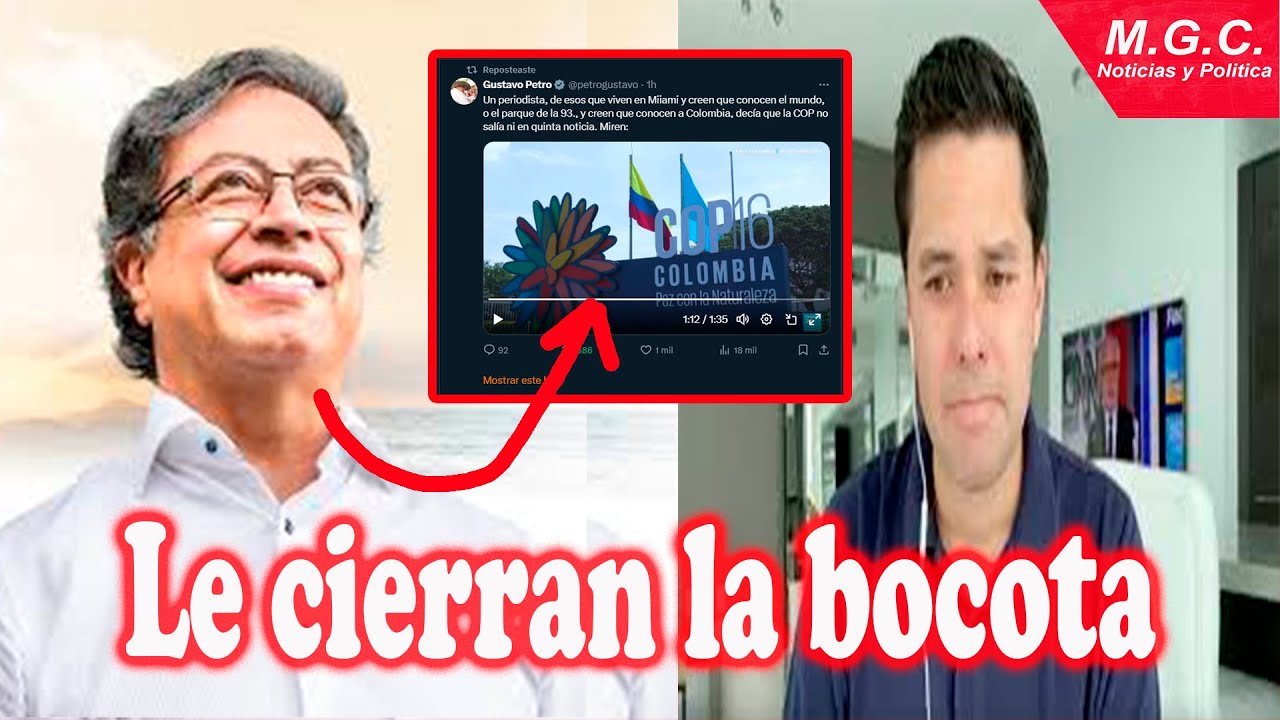 COP 16 // GUSTAVO PETRO LE TAPA LA BOCOTA A LUIS CARLOS VELEZ