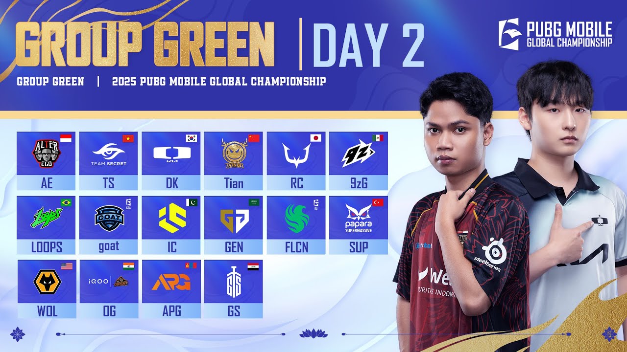 [BM] 2025 PMGC League | Group Green Day 2 | PUBG MOBILE Global Championship