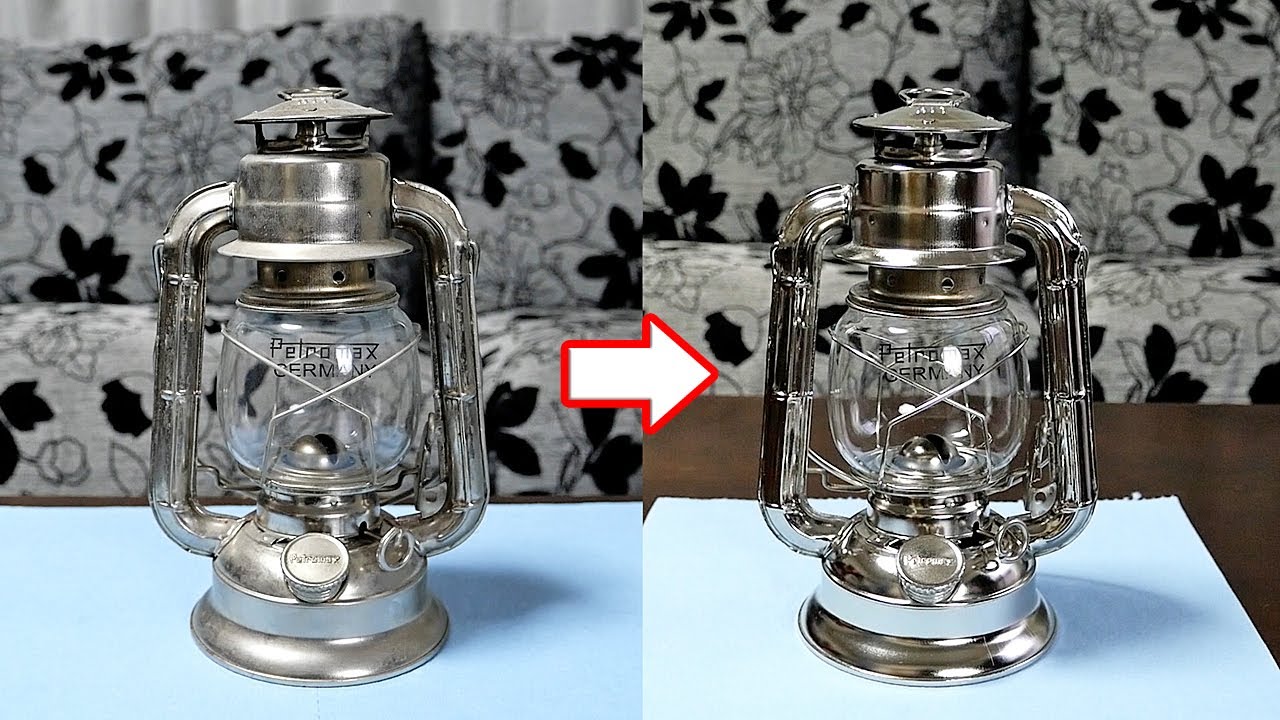 【幻のハリケーンランタン🔥初めて磨いた結果😲】ペトロマックス HL1 ストームランタン