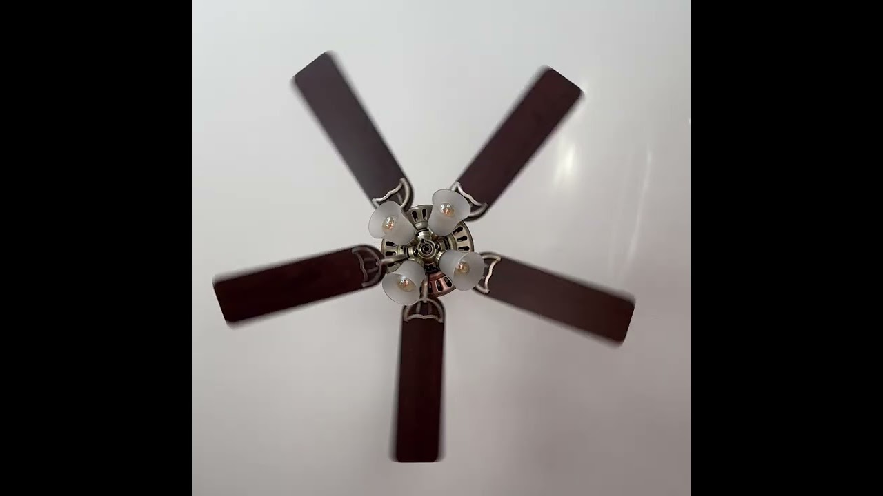 Hunter Studio Series ceiling fan (speed up video)