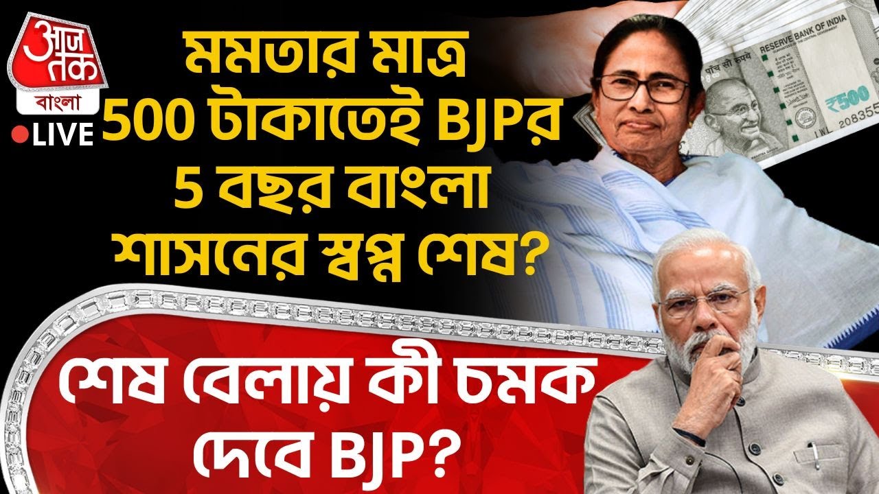 🛑মমতার মাত্র 500 টাকাতেই BJPর 5 বছর Bengal শাসনের স্বপ্ন শেষ? কী চমক দেবে BJP? Mamata Banerjee