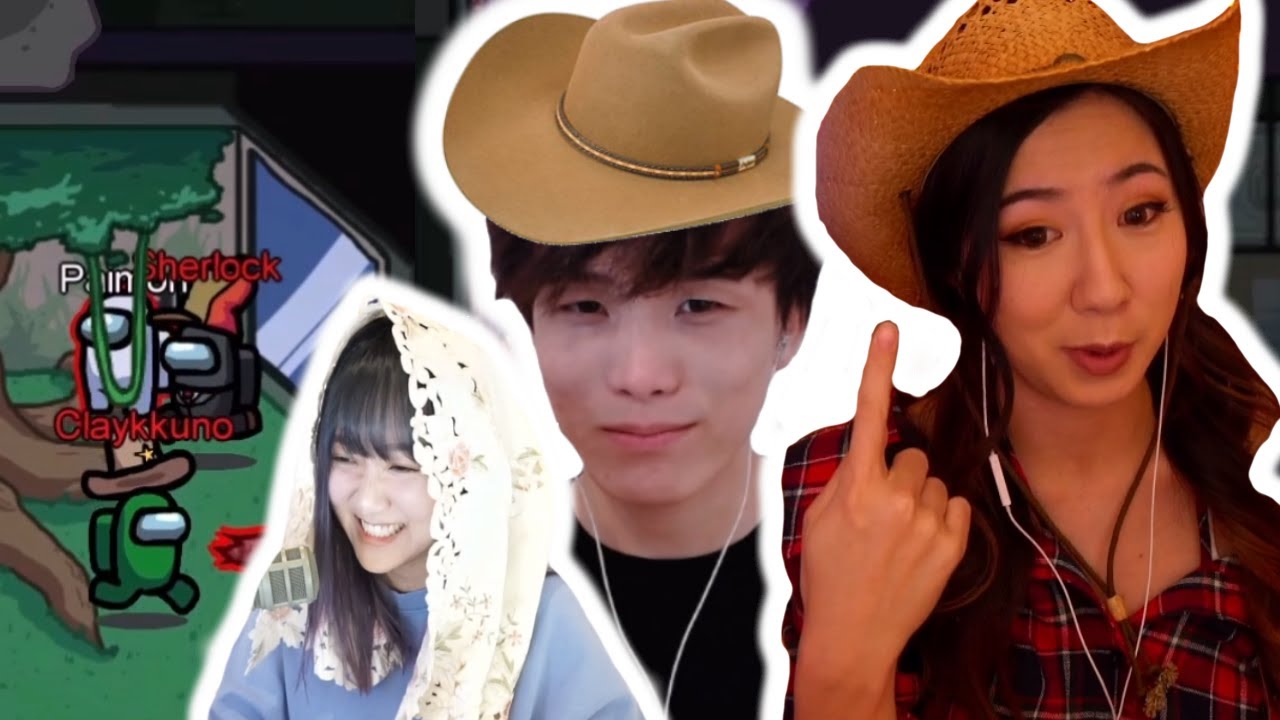 Sykkuno Cowboy ROLEPLAY | Among Us Impostor Games (ft. CORPSE, Valkyrae, Toast and Pokimane)