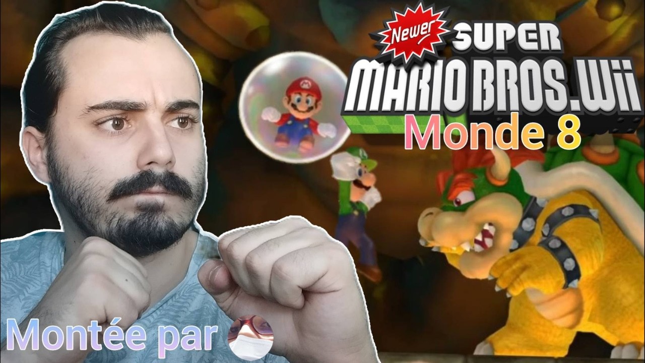 Ah ! T'as plus de batteries Marine. (Newer Super Mario Bros. Wii #8)