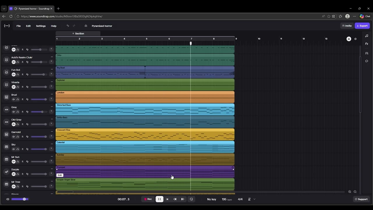 Pyramixed Horror recreated on Soundtrap (Instead of garage band like all the other ones but better💀)