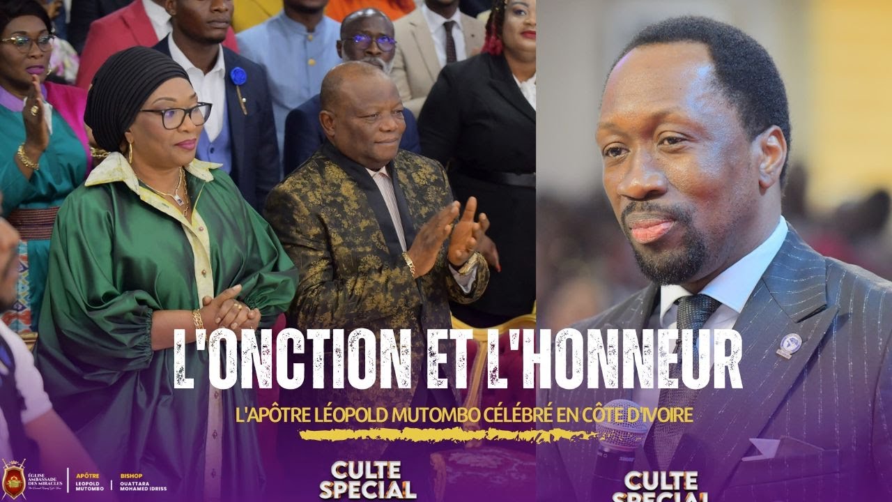 🇨🇮Wow ! L'Apôtre Léopold Mutombo en Côte d'Ivoire