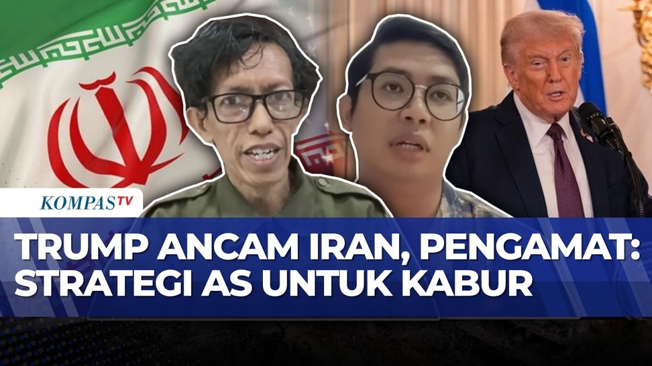[FULL] Trump Ancam Rusak Fasilitas Listrik Iran, Pengamat: Strategi AS untuk Keluar Perang