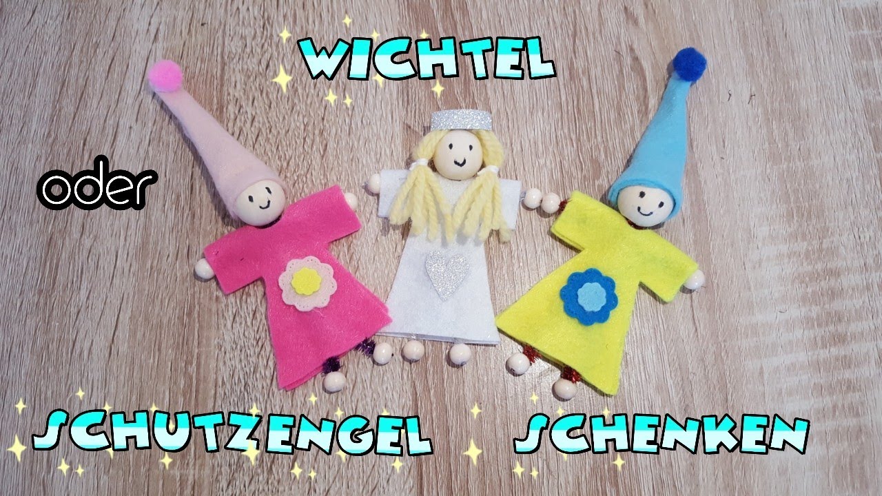 Glückswichtel oder Schutzengel zum Verschenken/DIY Lucky Charm