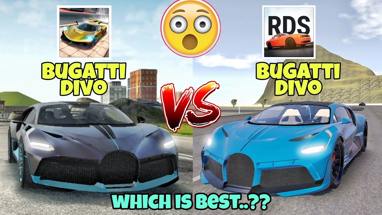 RDS Bugatti divo VS ECDS Bugatti divo 😱|| Which is best..???🤔