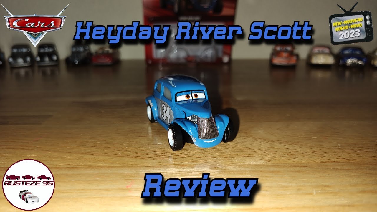Pixar Cars 3 2023 Heyday River Scott - Review