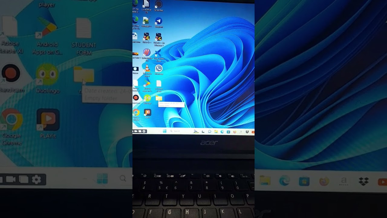 How to Delete 📂 folder permanently #shortcutkeys #computer #technology #laptop #window