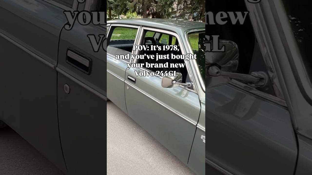 The year is 1978. The car? A Volvo 244GL. #automotive #automobile #volvo240