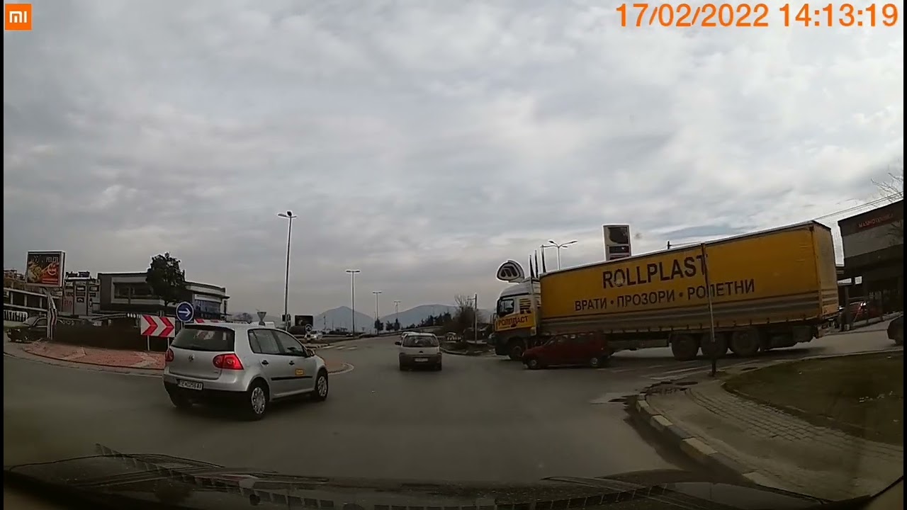 Driving Tetovo to Brvenica, Macedonia Winter 2022