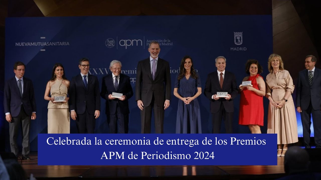 Vídeo resumen de la entrega de los Premios APM de Periodismo 2024