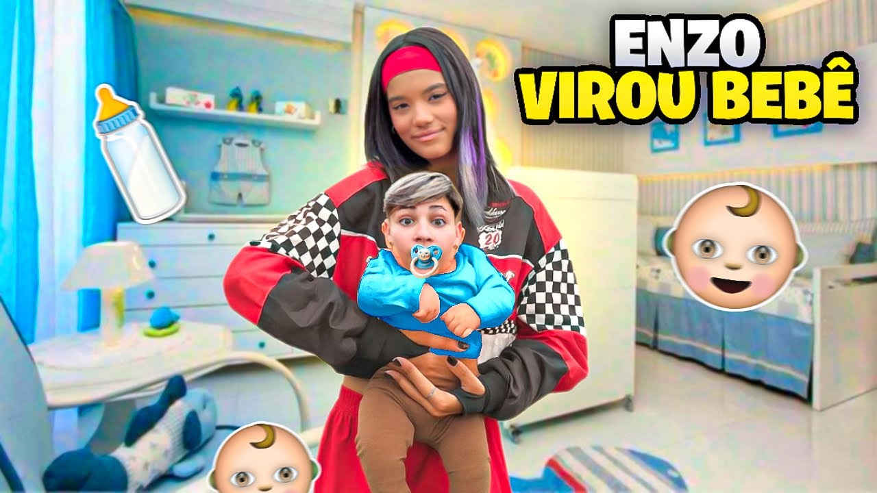 ENZO BEBÊ POR 24 HRS *Rafinha surtou*