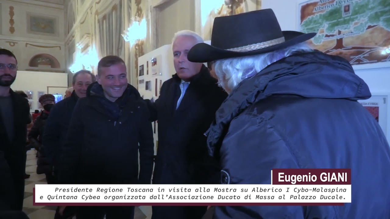 Visita Eugenio GIANI alla Mostra di Alberico I