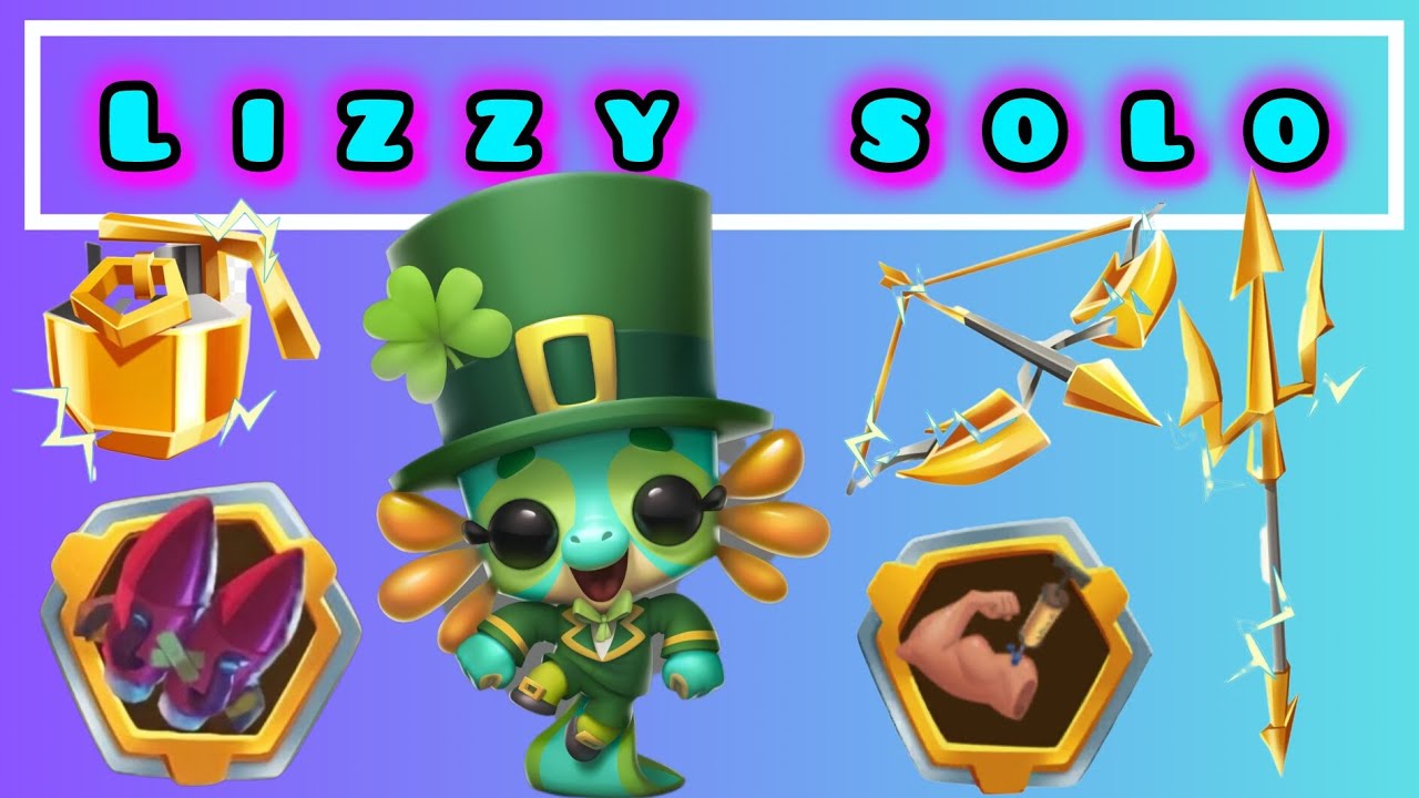Lizzy Maxed Level 20 Solo ZOOBA Gameplay