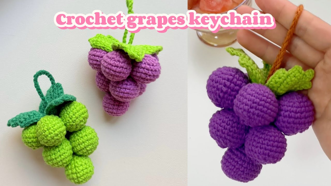 How To Crochet Cute Grapes Step By Step