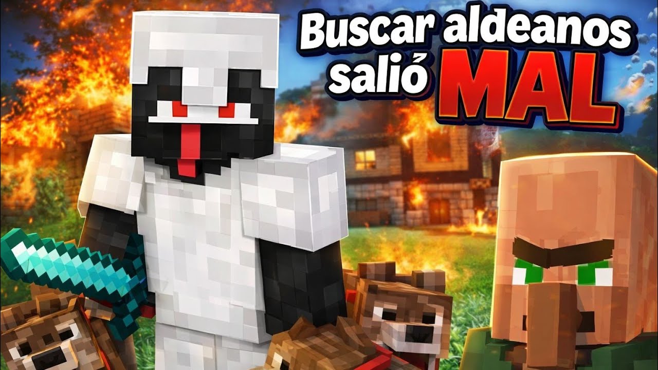 Fui a BUSCAR aldeanos y lo PERDÍ TODO#9🙄