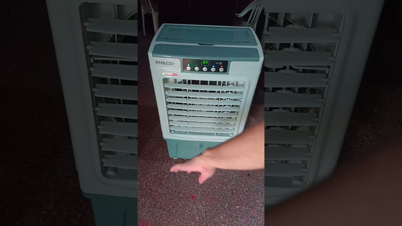 CARGA DE AGUA Y FUNCIONAMIENTO Climatizador Portátil Frío Philco Cppfrcm3023p 30l