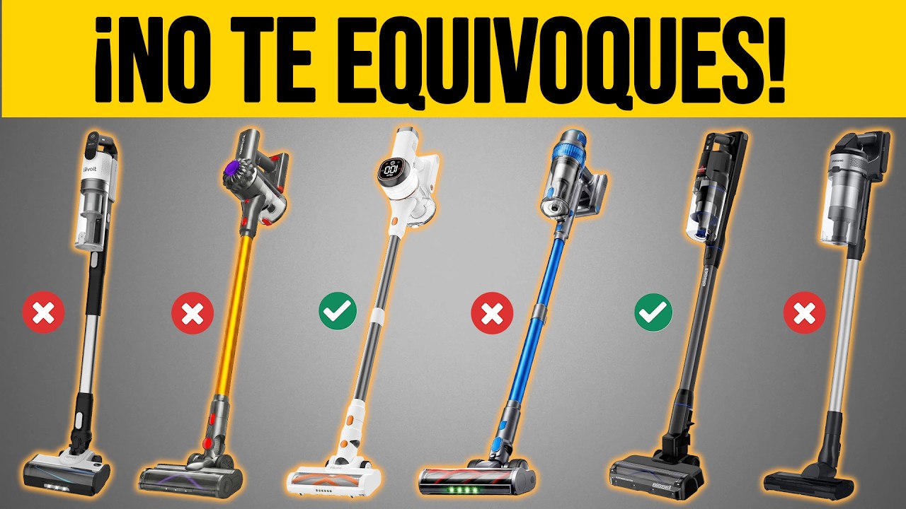 LAS MEJORES ASPIRADORAS SIN CABLE BARATAS DE 2026