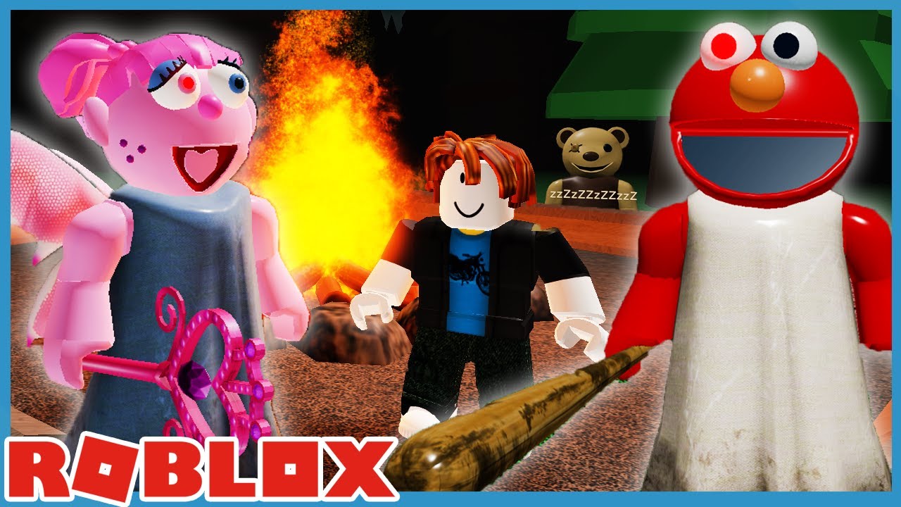 ESCAPING ELMO!! - Roblox Puppet Chapter 3 Forest
