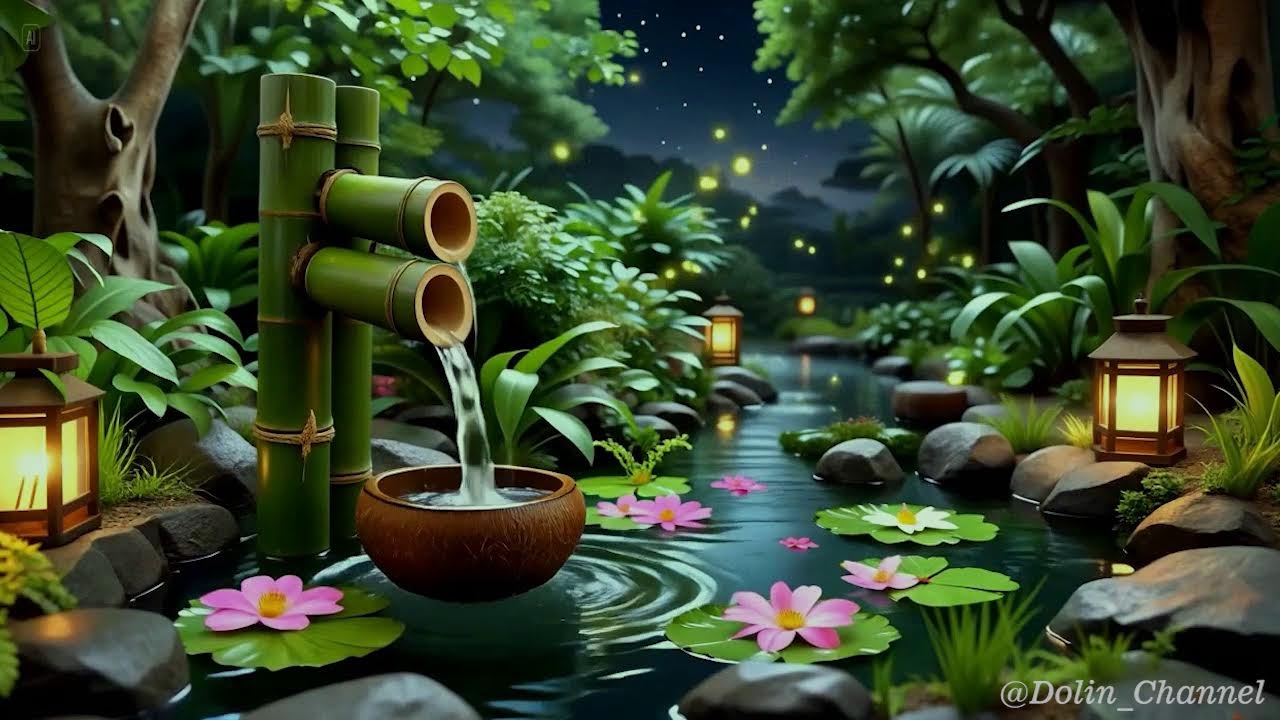 Zen Bamboo Water Serenity 🌿 Soothing Sounds for Sleep & Meditation