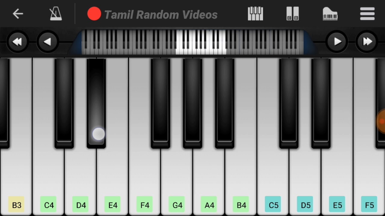 Mr. Bean theme Piano cover | Perfect Piano | Tamil Random Videos