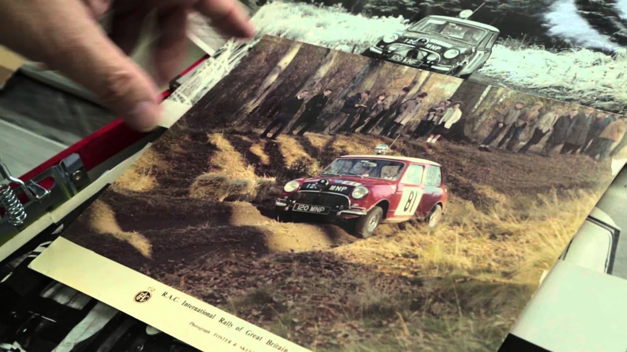 Rally Racer Barrie 'Whizzo' Williams and his Mini Cooper S