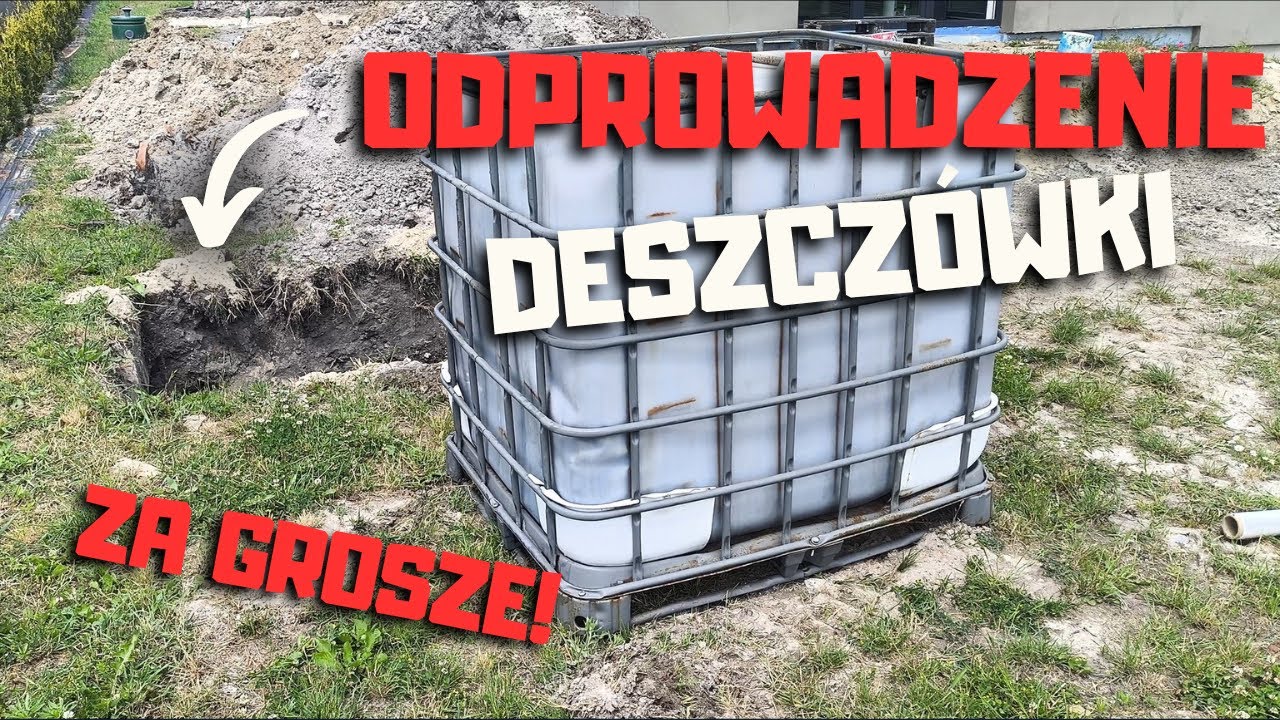 Studnia chłonna z mauzera! Tanie odprowadzenie deszczówki DIY