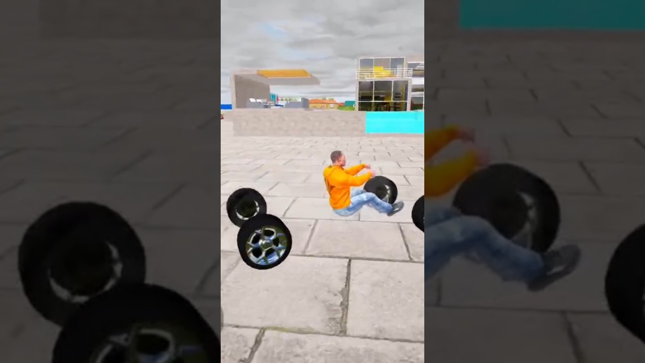 indian car bike drive sim viral short| 