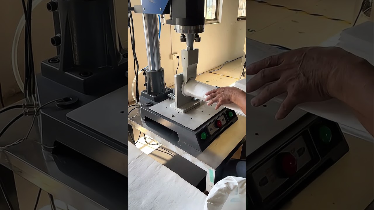 Ultrasonic Welding Machine for Liquid Filter Bags with Plastic Ring | High-Efficiency Sealing