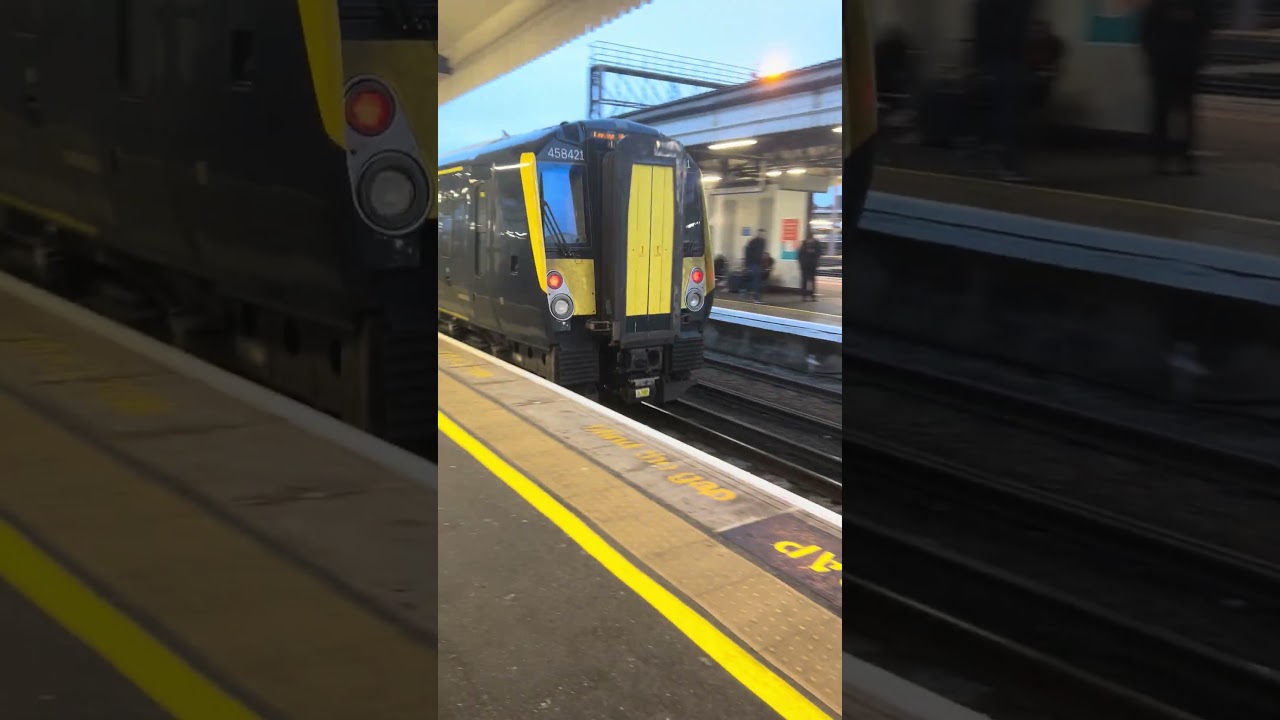 South Western Railway Class 458/4 train departs Clapham Junction to head for London Waterloo 