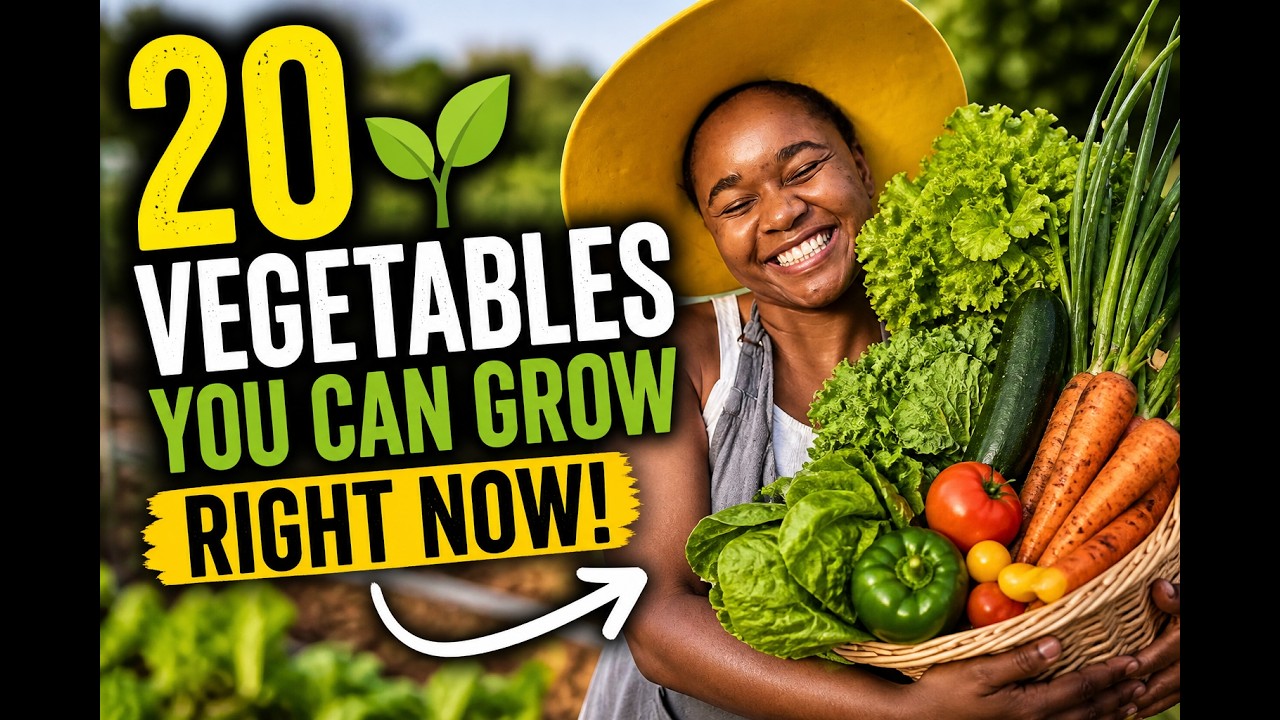 20 Vegetables You Can Grow RIGHT NOW in South Africa 🌱