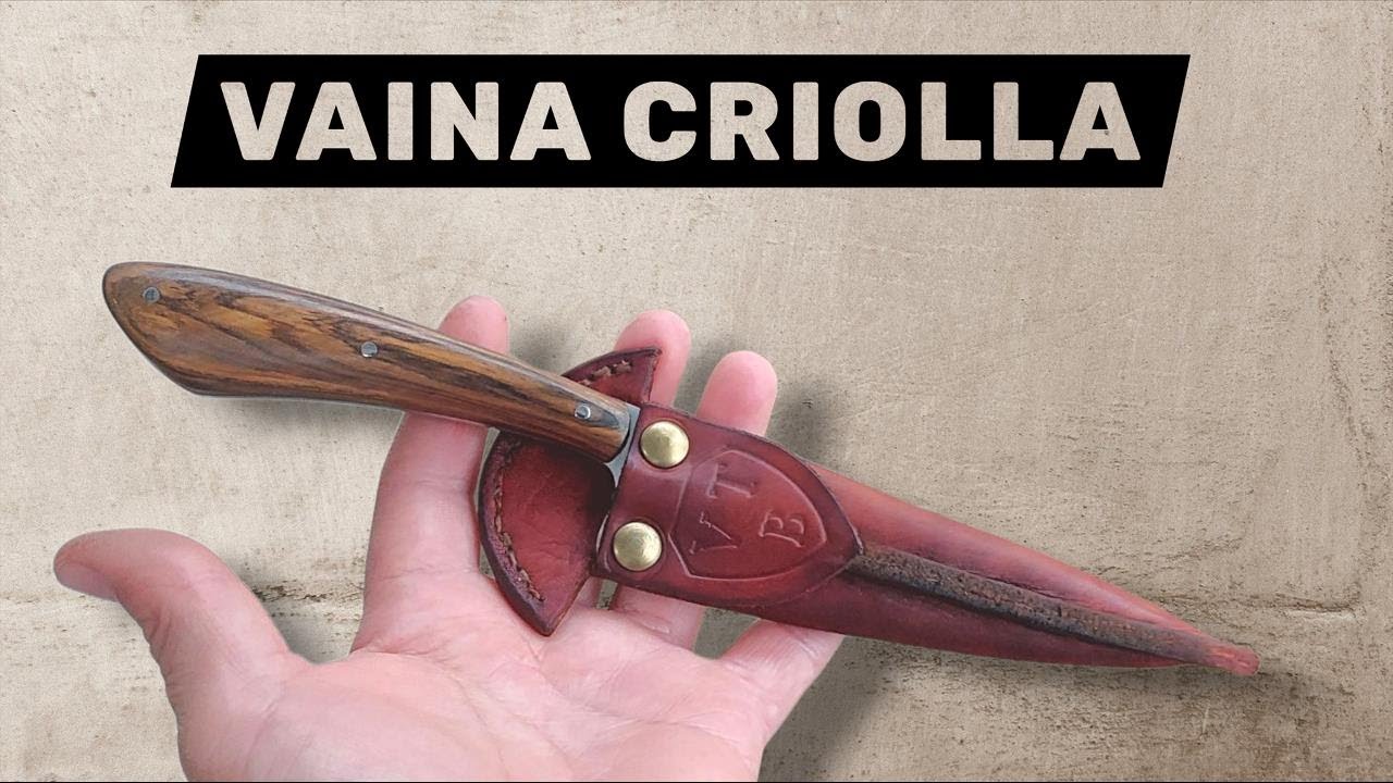 VAINA para CUCHlLLO CRIOLLO PASO a PASO