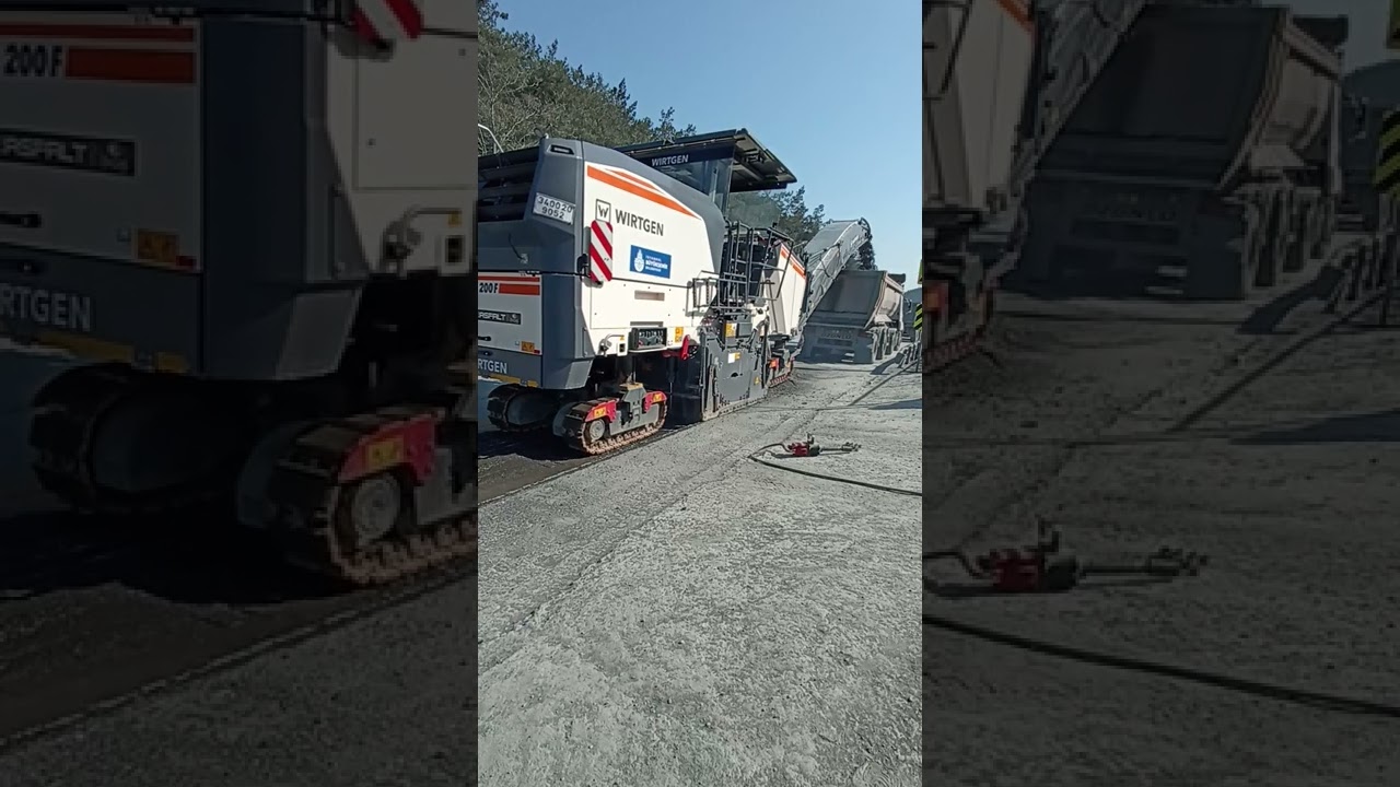 wirtgen w200F yol kazma