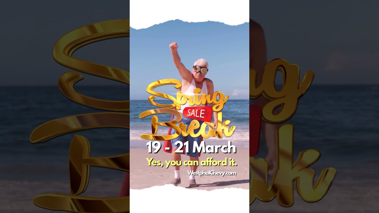 3-Day Spring Break Sale at Ron Westphal Chevy in Aurora, IL