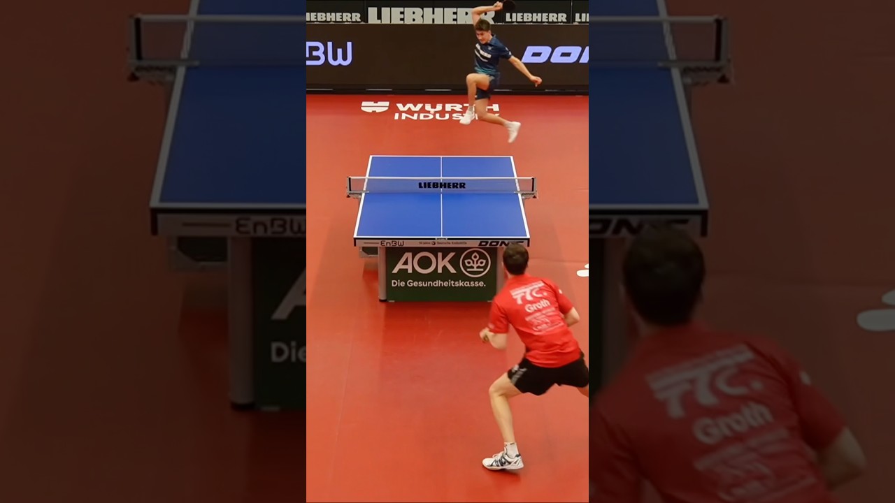 BEST rallye of the match day&hellip;🤯‼️ Andreas Levenko vs. Jonathan Groth - Groth wins in the end 3-1!