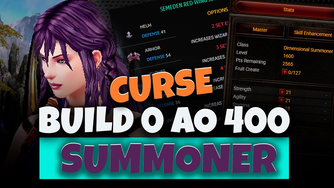 10 - Summoner do Iniciante Lv 0 ao 400! Build CURSE, Itens e Dicas Essenciais – MU Online