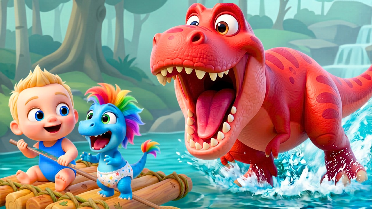 Dinosaurs Come to Life 🦖 Let's Chase Dinosaurs | Dinosaur Stories for Kids + Sharing Is Caring
