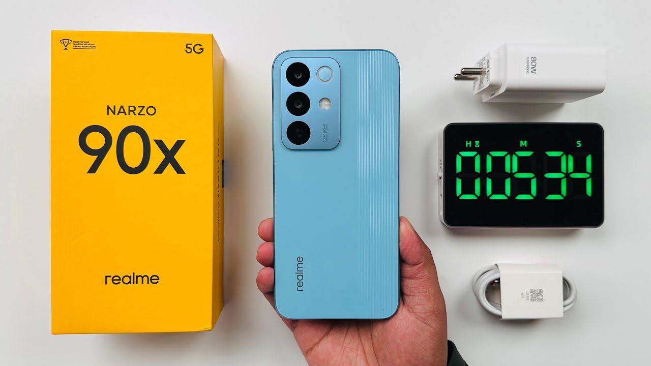 Realme Narzo 90x 5G Battery Charging Test