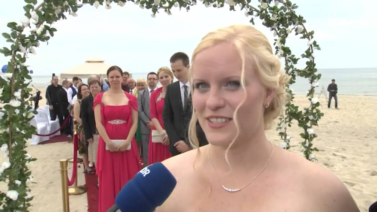 Strandhochzeit Cliff Hotel Rügen - Nordmagazin NDR