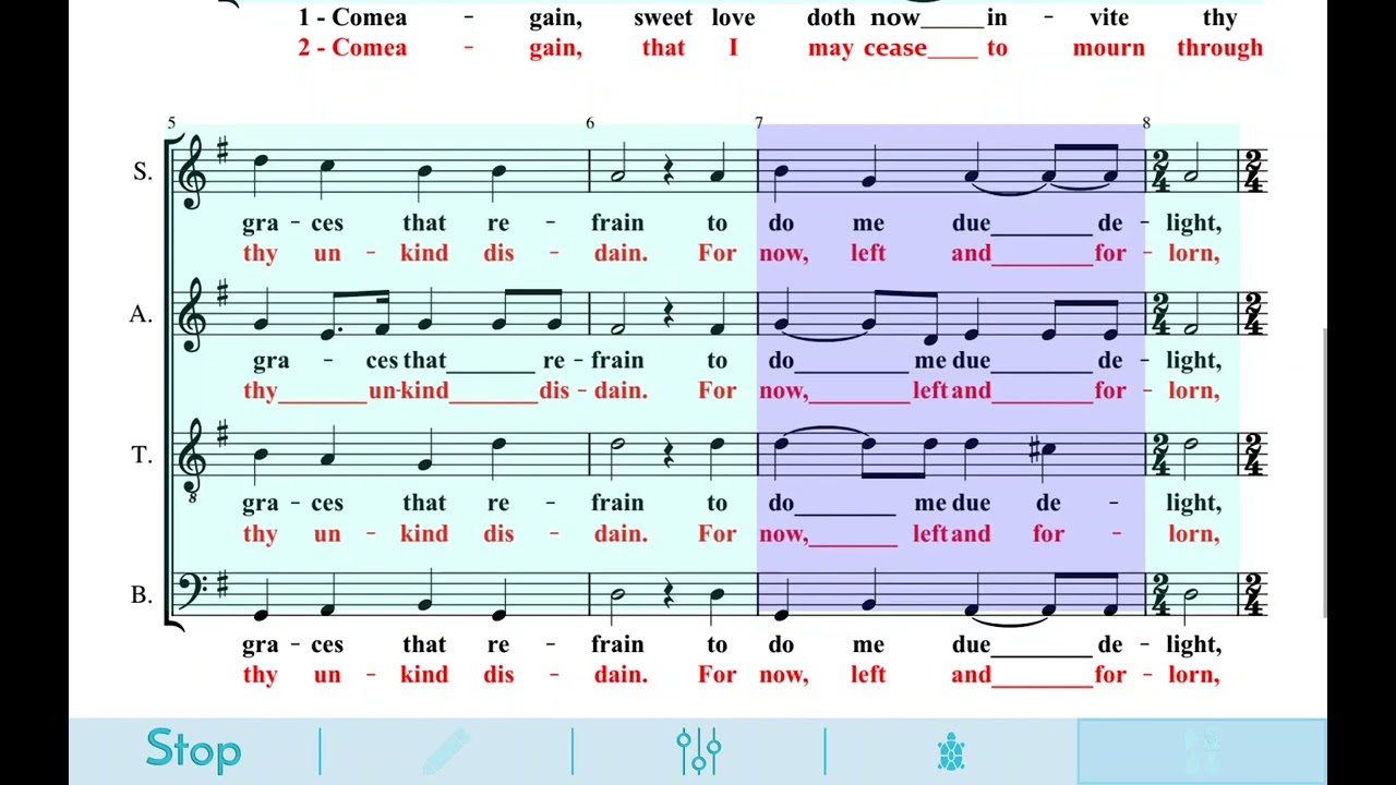 Come again  - The madrigal singers