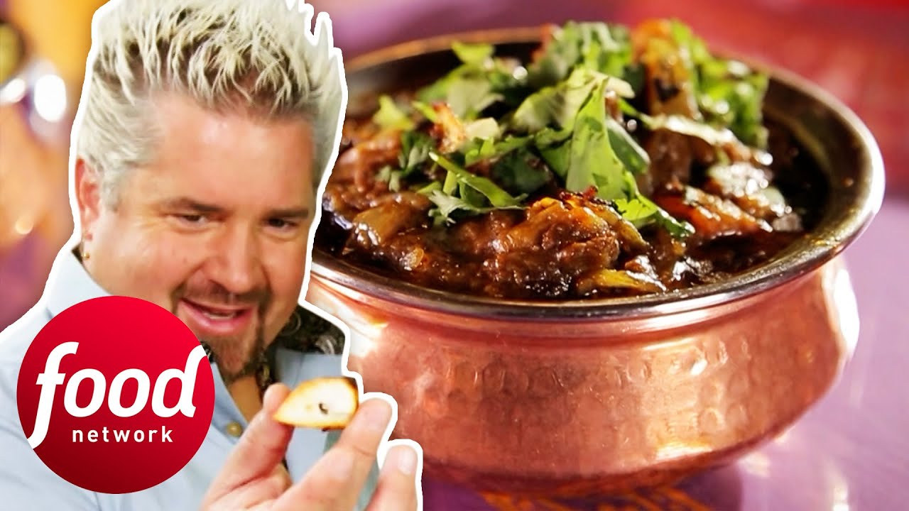 «Невероятный» Гай Фиери сходит с ума от этой индийской кухни! | Закусочные, автокафе и дайв-бары