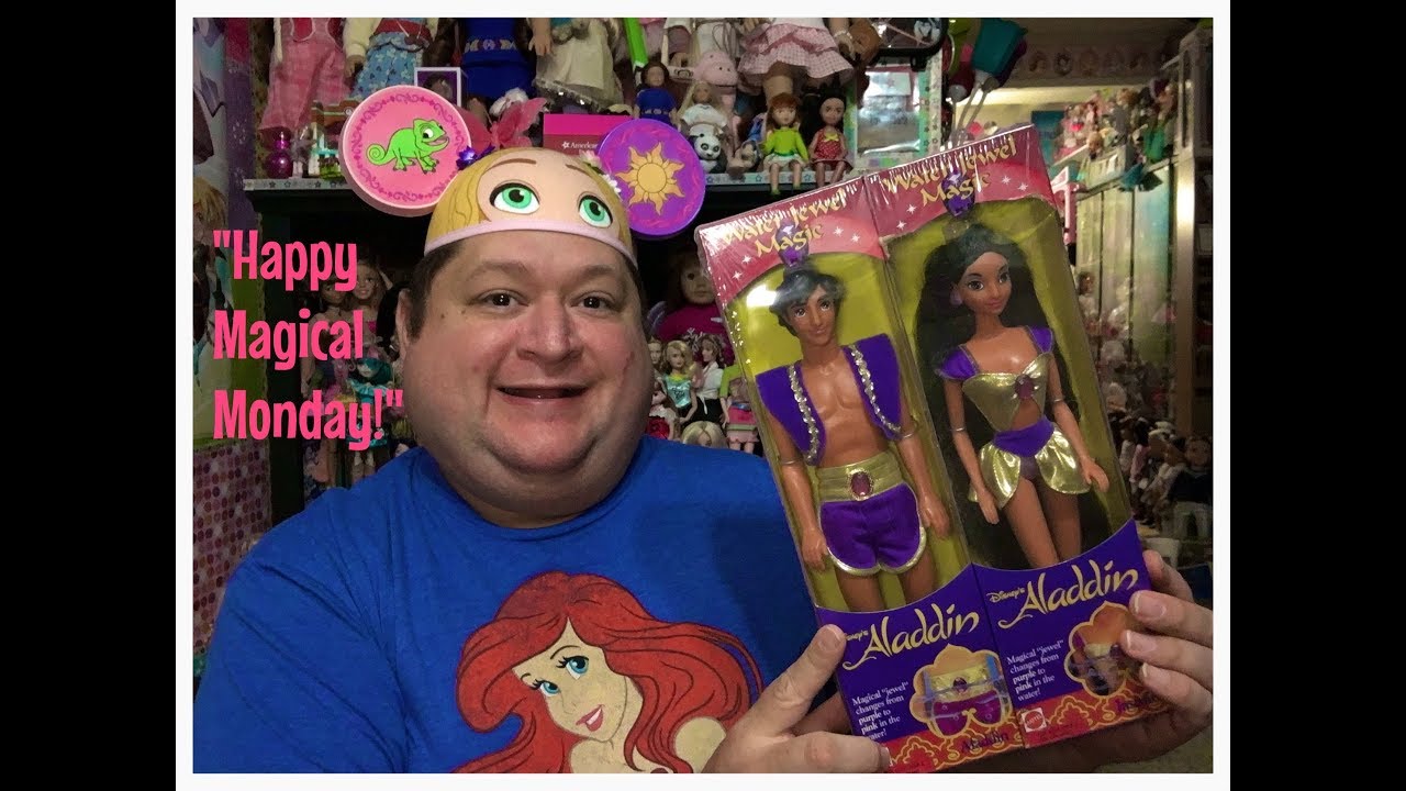 1993 Water Jewel Magic Aladdin and Jasmine Dolls✨- Magical Monday!