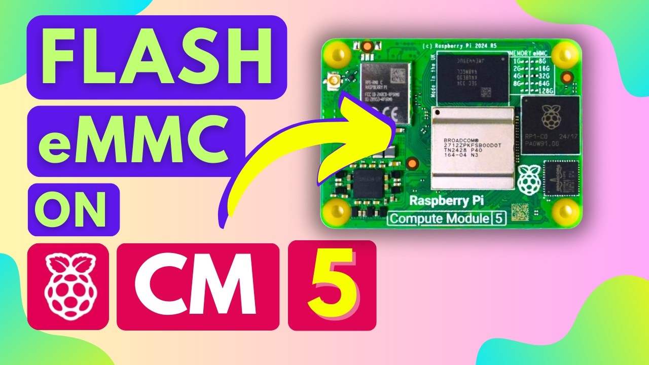 Как прошить eMMC на вычислительном модуле Raspberry Pi 5 | Руководство CM5/CM4 для Windows, Linux...