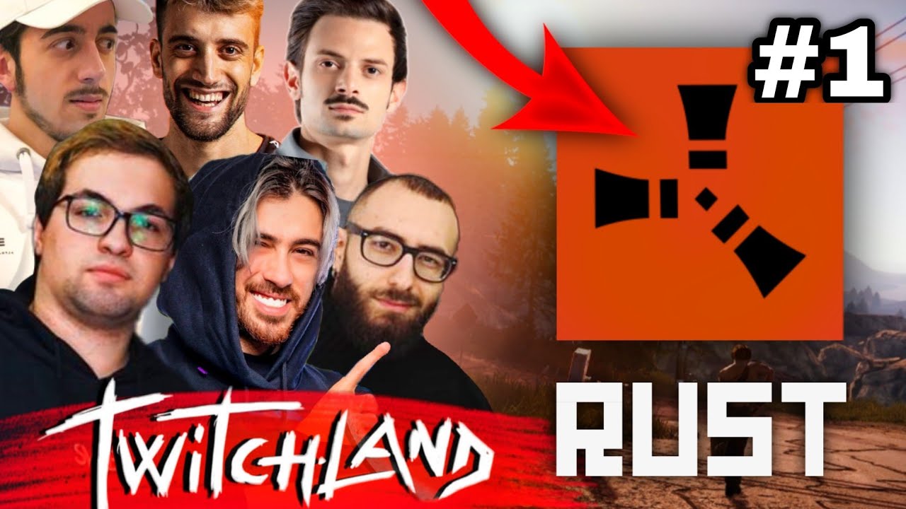 DEVASTIAMO TWITCH ITALIA!! TWITCHLAND #1 | RUST w/POW3R, MARZA, ROVAZZI, MOONRYDE e DELUX