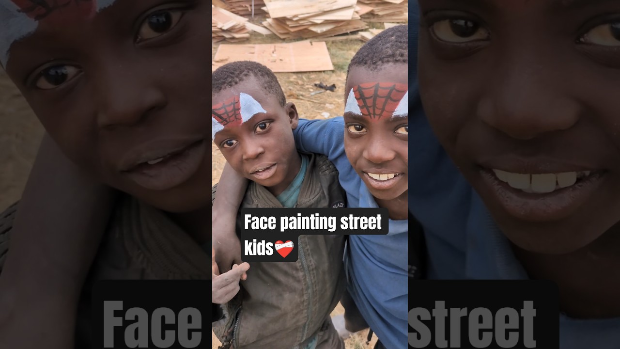 This Little Street Kid’s Spider-Man Face Paint Will Melt Your Heart 🕷️❤️