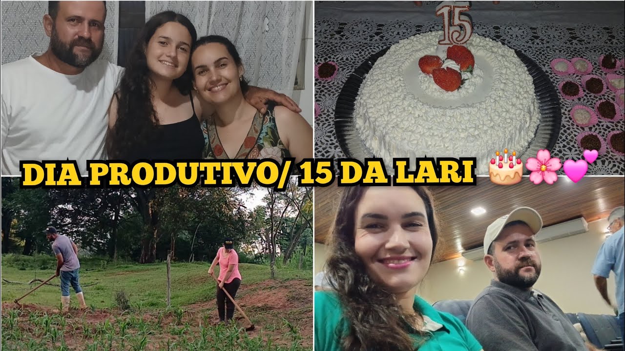 TRABALHANDO👩🏻‍🌾/ 15 DA LARI🎂💕/ REUNIÃO DA COOPERATIVA.