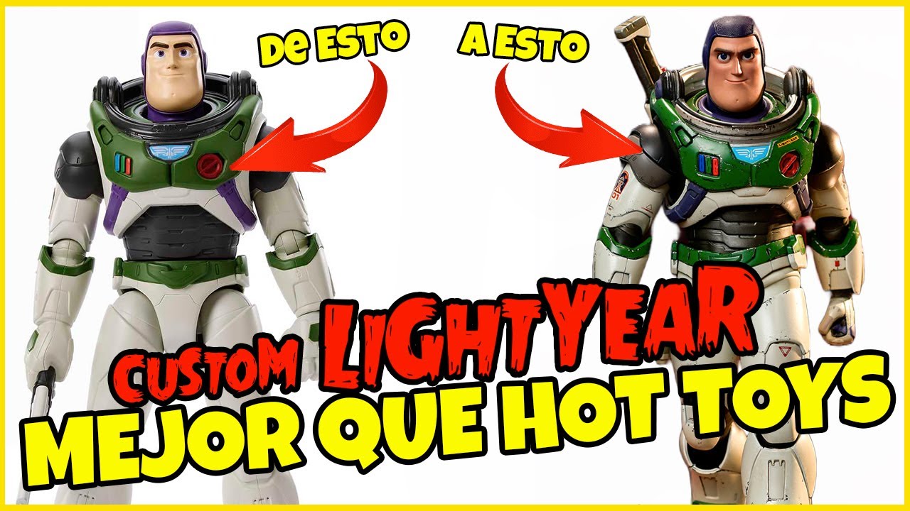 😱¡ME HAGO EL CUSTOM DE LIGHTYEAR DE MATTEL  MEJOR QUE EL DE HOT TOYS! 🔥 / BRICOFRIKI