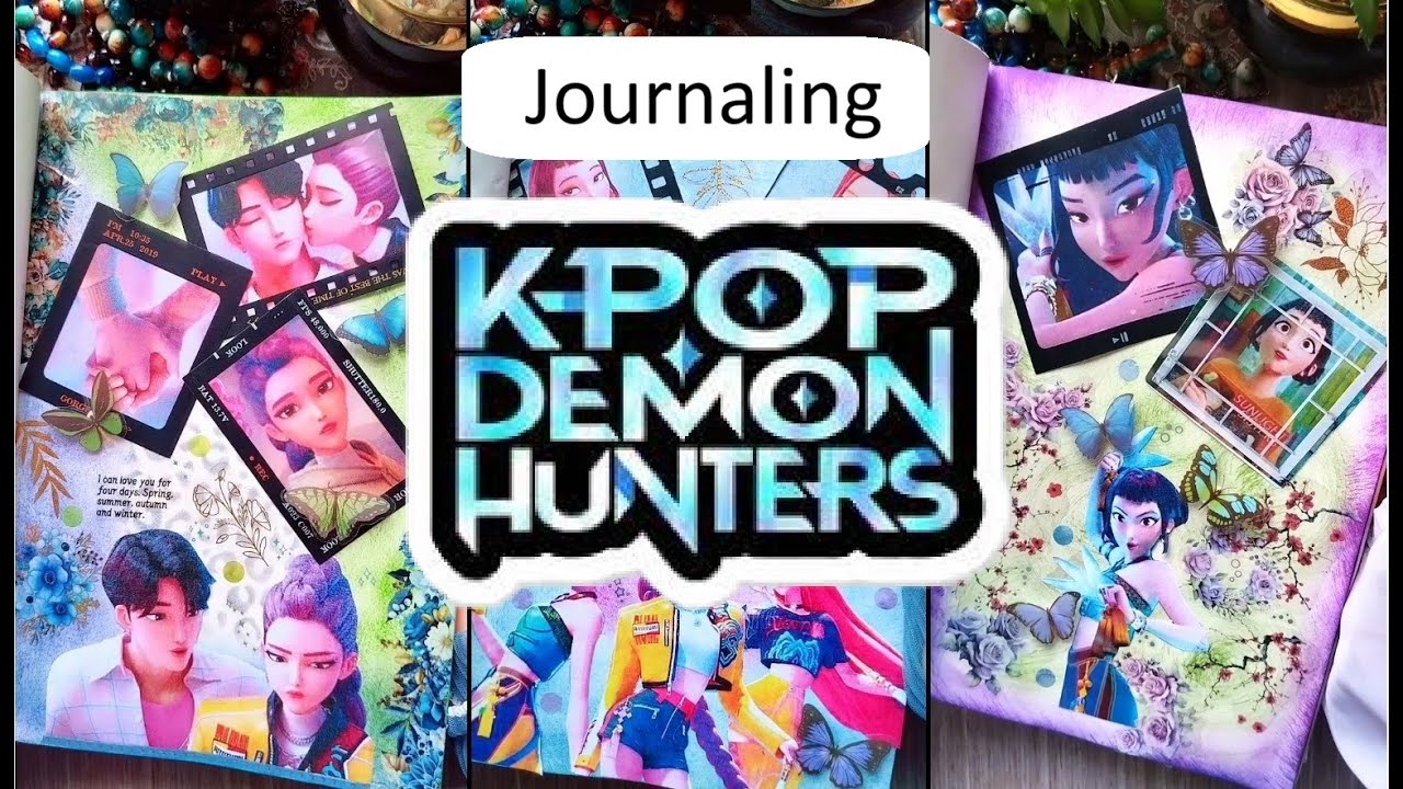 Kpop Demon Hunters Characters, But Make It Aesthetic Journaling ✨ 